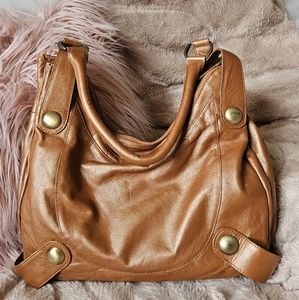 Latico Brand New camel leather shoulder bag